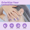 Picture of CANNI 6Pcs 9ml Hema-Free Purple Gel Polish,Dark Purple Gel Nail Polish Set,Light Purple Violets Colors Gel Polish Kit, Soak Off LED Nail Gel Manicure Kit DIY at Home Salon Gifts for Women Girls