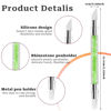 Picture of 5 Pcs Nail Art Sculpture Pen Dual Tipped Silicone Nail Tools Nail Art Acrylic Pen Silicone Brushes for Resin Nail Art Tools for Design Nail Foil Carving Drawing Shaping Drawing Effect