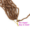 Picture of Faux Locs Crochet Hair for Butterfly Locs Distressed Soft Locs Crochet Hair for Women (24 Inch(Pack of 8), 27#)