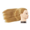 Picture of Traininghead 100% Human Hair Mannequin Head Hairdresser Training Head Cosmetology Manikin Head Doll Head With Free Clamp (Light Blonde)