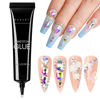 Picture of Makartt Nail Rhinestone Glue 15ml, Super Strong Gel Adhesive for 3D Nail Art, Crystals, Beads, Gems, and Diamonds, UV/LED Cured, Ideal for Valentine's Day & Gift