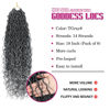 Picture of 8 Packs Curly Faux Locs Crochet Hair 18 Inch Goddess Locs Crochet Hair, Hippie Locs Braids, Boho Style Hair Extensions (18 Inch, 8Packs, TGray)