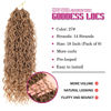 Picture of 8 Packs Faux Locs Crochet Hair, 18 Inch Goddess Bohemia Locs Crochet Hair, Hippie Locs Crochet Braids, Synthetic Braids Hair Extensions (18 Inch, 8Packs, 27#)
