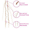Picture of 8 Packs Faux Locs Crochet Hair, 18 Inch Goddess Bohemia Locs Crochet Hair, Hippie Locs Crochet Braids, Synthetic Braids Hair Extensions (18 Inch, 8Packs, 27#)