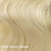 Picture of Clip in Hair Extensions, hotbanana Bleach Blonde Clip in Hair Extensions Real Human Hair Straight Remy Hair Clip in Hair Extensions 20 inch 120g 7pcs