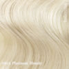 Picture of HOTBANANA Clip in Hair Extensions, Platinum Blonde Clip in Hair Extensions Real Human Hair Straight Remy Hair Clip in Hair Extensions 24 inch 120g 7pcs