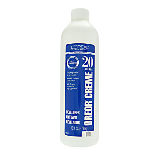 Picture of L'Oreal Technique Oreor 20 Volume Developer - Hair Color Developer, Creamy Formula For UniForm Results, Combine With Color of Your Choice, 16 Fl Oz