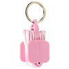 Picture of Hair Tie Hub Portable Hair Tie Holder: Stylish Hair Tie Organizer with 3 Bonus Hair Ties (Light Pink)