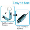 Picture of Hair Tie Hub Portable Hair Tie Holder: Stylish Hair Tie Organizer with 3 Bonus Hair Ties (Light Pink)