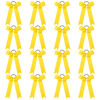 Picture of DEEKA 16 PCS Hair Accessory - Collegiate Style Cheer Bows for Girls Teens Softball Cheerleader Sports - Yellow