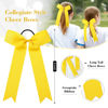 Picture of DEEKA 16 PCS Hair Accessory - Collegiate Style Cheer Bows for Girls Teens Softball Cheerleader Sports - Yellow