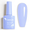 Picture of VENALISA Blue Gel Nail Polish 1 Pcs Light Blue Color Gel Polish Soak Off UV Gel DIY at Home Manicure Salon Nail Art For Girls Women