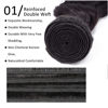 Picture of Brazilian Loose Deep Wave 4 Bundles Loose Wave Human Hair Bundles 100% Unprocessed Virgin Remy Loose Deep Wave Human Hair Bundles for Black Women 10 12 14 16 Can Be Dyed and Bleached Natural Black