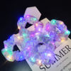 Picture of 4Pcs Light Up Scrunchies Hair Tie, Purple LED Scrunchy Hair Elastic for Women & Girls, Glow in the Dark Party Supplies Party Favor Festival Rave Accessories for Neon Glow Party