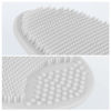 Picture of Silicone Face Scrubbers Exfoliator Brush-Facial Cleansing Brush Blackhead Scrubber Exfoliating Brush-Facial Cleansing Pads Precision Pore Cleansing Pad Acne Removing Face Brush-2 Pack, Grey and White