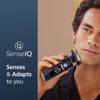 Picture of Philips Norelco Shaver Series 9000 Prestige, Wet and Dry Electric Shaver, System, SenseIQ Technology, Precision Trimmer, Nose Trimmer, Qi Charging Pad, Cleaning Pod, Adriatic Blue, SP9886/89