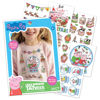 Picture of Savvi - Peppa Pig Ugly Sweater Kit, 28 Fabric Temporary Tattoos: Gifts for Kids Ages 6+, Holiday Tattoo, Made in the USA [6 Sheets, 28 Count]