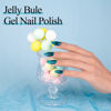 Picture of Aegean Blue Gel Nail Polish, 1 Pcs 0.5 fl oz Translucent Blue Green gel nail polish Color Soak Off Gel Polish Nail Art Manicure Salon DIY Nail Lamp Gel Nail Design Christmas Halloween Decoration