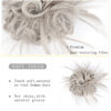 Picture of HMD Tousled Updo Messy Bun Hairpiece Hair Extension Ponytail with Elastic Rubber Band Updo Ponytail Hairpiece Synthetic Hair Extensions Scrunchies Ponytail Hairpieces for Women