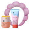 Picture of Kids Happy Morning DUO with Spa headband for Girls: Clean & Vegan Skin Care for Kids Bundle | Kids Skin Care Cloud Face Wash + SPF 20 Mineral Face Cream | Non-Toxic | Easy-to-Use Skincare for Kids