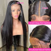 Picture of Dasollak 13x6 Straight Lace Front Wigs Human Hair HD Transparent Lace Front Human Hair Wigs for Black Woman Brazilian Lace Frontal Wigs Human Hair Glueless Wigs Human Hair Pre Plucked Natural Color