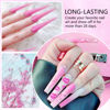 Picture of Saviland Dark Pink Acrylic Powder - 1oz Professional Color Acrylic Nail Powder for Nails Extension, 3D Nail Art Acrylic Polymer Powder, No Need Nail Lamp