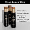 Picture of FV Cream Contour Stick, Highly Pigmented & Blendable Contour Bronzer Stick, Long Lasting & Waterproof Contouring Stick for a Naturally Sculpted Look, Beginner Friendly, 04 Light Amber
