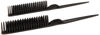 Picture of CocoBlack Naturals 3 Row Styling Comb For Detangling, Defining And Separating Curls (Black)