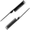 Picture of CocoBlack Naturals 3 Row Styling Comb For Detangling, Defining And Separating Curls (Black)
