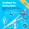Picture of Equinox Professional Hair Cutting Scissors Set - Blending Shears for Hair Cutting Set includes Rat Tail Comb - 6.5” - Barber Scissors Kit for Men and Women - Blending Scissors for Cutting Hair