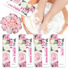Picture of nbc BeautiLab Pedicure Kit Foot Soak Set: Bubble Salt, Sugar Scrub, Massage Mask, Massage Lotion in a Box, 4 Step Foot Spa Kit for Dry Feet and Tired Feet（1 Set Rose