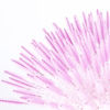 Picture of i-Laesh 100 Pcs Disposable Eyelash Brushes, Mascara Wands, Spoolies for Eyelash Extensions, Spoolie Eyebrow Brow Makeup Supplies Kit Glitter Applicator Tool Accessories Bristle (Crystal Pink)