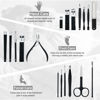 Picture of Manicure Set Professional Nail Clippers Kit Pedicure Care Tools- Stainless Steel Women Grooming Kit 18Pcs for Travel or Home (Pink)