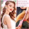 Picture of Leinuosen 3 Pack Carbon Lift Teasing Combs with Metal Prong, Salon Teasing Back Combs (Pink)