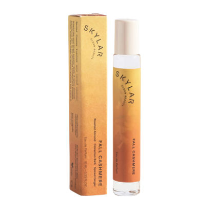 Picture of Skylar Fall Cashmere Eau de Parfum - Hypoallergenic & Clean Perfume for Women & Men, Vegan & Safe for Sensitive Skin - Spicy Gourmand Perfume with Notes of Cinnamon, Almond & Ginger - 10mL /0.33 Fl oz