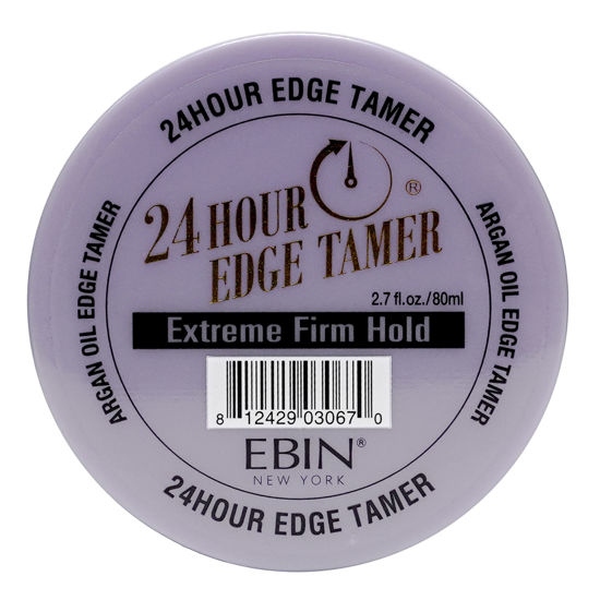 Picture of EBIN NEW YORK 24 Hour Edge Tamer - Extreme Firm Hold (2.7oz/ 80ml) - No Flaking, White Residue, Shine and Smooth texture with Argan Oil and Castor Oil