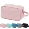 Picture of Narwey Travel Toiletry Bag for Women Traveling Dopp Kit Makeup Bag Organizer for Toiletries Accessories Cosmetics (Pink)