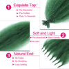 Picture of Afro Twist Hair 24 Inch 3 Packs, Springy Afro Twist Hair Pre Fluffed Spring Twist Hair Pre Stretched Wrapping Hair for Soft Locs Hair Extensions (24 Inch (Pack of 3), Green#)