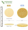 Picture of 50-Count Compressed Facial Sponges for Daily Facial Cleansing and Exfoliating, 100% Natural Cosmetic Spa Sponges for Makeup Remover, Multicolors