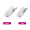 Picture of Eyelash Extensions Premade Fans Eyelash Extensions C CC D DD Curl Pointy Tip Pre Fan Eyelashes Premade Lash Extension Fans Volume Lash Extensions Pre Made Volume Lashes (5D-0.07D, 10mm)