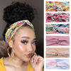 Picture of XTREND 6 Pcs Women's Headbands Twisted Cross Elastic Headbands Yoga Workout Headbands Non-Slip Sweat Soft Headbands Solid Color Simple Versatile Hair Accessory Headbands