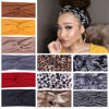 Picture of XTREND 12 Pcs Women's Headbands Twisted Cross Elastic Headbands Yoga Workout Headbands Non-Slip Sweat Soft Headbands Solid Color Simple Versatile Hair Accessory Headbands
