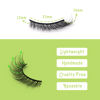 Picture of Veleasha Fox Eye Lashes L Curl Fluffy False Eyelashes 5 Pairs Pack Cat Eye Lashes Wispy & Lightweight Fake Eyelashes for Doll Eye Makeup (Foxy 05)