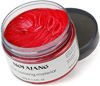 Picture of Asocrew Red Temporary Hair Color Wax Spray - Hair Styling Clay 4.23 oz, Easy Washout for Halloween Cosplay, Party (Red)
