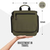 Picture of VENTURE 4TH Premium Hanging Travel Toiletry Bag for Women and Men - Mens Travel Bag Toiletry with Expandable Compartments and Detachable TSA Friendly Clear Pouch (Dark Green)