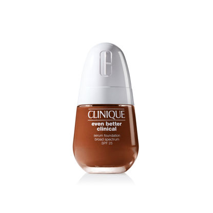Picture of Clinique Even Better Clinical Serum Full Coverage Hydrating Foundation Broad Spectrum SPF 25 With Vitamin C, Salicylic Acid + Hyaluronic Acid For Oily Skin Types, Spice, 1 Fl Oz