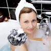 Picture of RASDDER Loofah on a Stick, Loofah with Handle, Loofah Sponge with Handle, PE Soft Mesh Luffas, Exfoliating Luffa for Men and Women