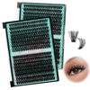 Picture of Lash Clusters 320Pcs 60D 80D Eyelashes Cluster D Curl Individual Wispy Lashes Cluster for DIY Cluster Eyelash Extensions at Home for Beginners (Mix10-16mm)