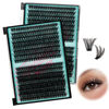 Picture of Lash Clusters 320Pcs 70D 90D Eyelashes Cluster D Curl Individual Wispy Lashes Cluster for DIY Cluster Eyelash Extensions at Home for Beginners (Mix10-16mm)