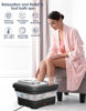 Picture of OOAMBB Collapsible Foot Spa with Heat, Bubble and Temp Control, Foot Bath Massager with XL Touch Screen and Massage Rollers, Foot Soaking Tub, Pedicure Foot spa for Stress Relief (Black)